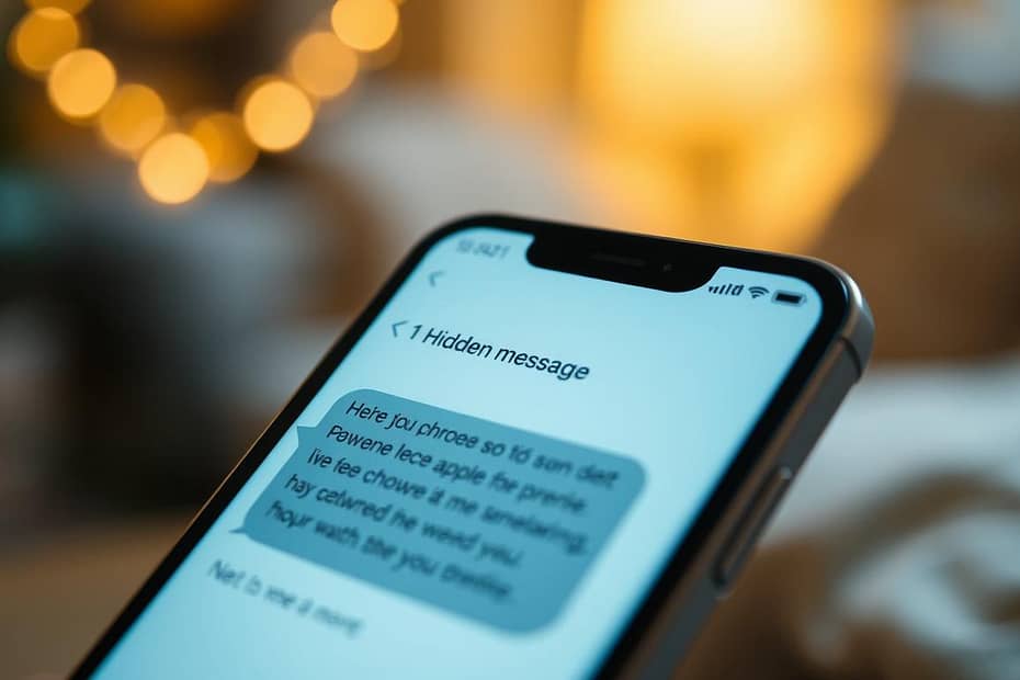 how to hide messages on iphone​